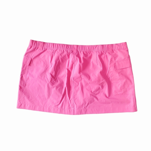 Women's High-Rise Cargo Mini Skirt Future Collective Pink Size 24 NWOT - Picture 7 of 9